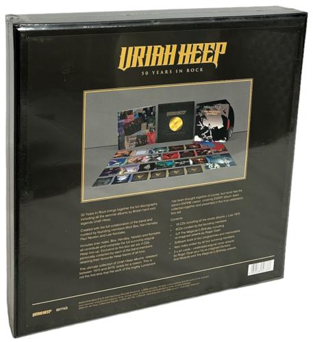 Uriah Heep 50 Years In Rock UK CD Album Box Set (834058)